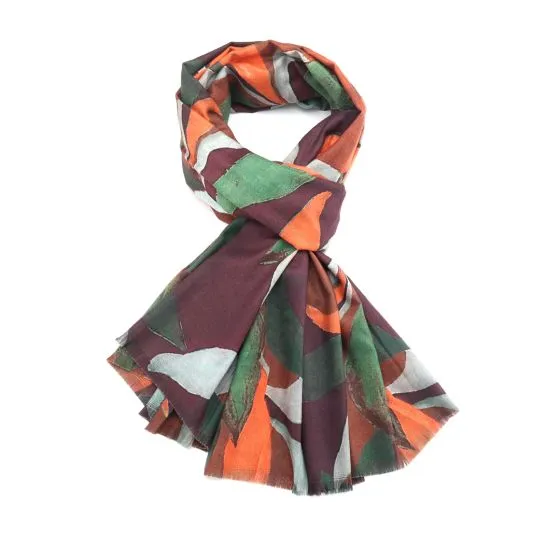 Abstract Leaves Scarf