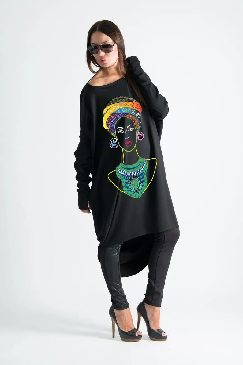 African Woman Printed Tunic MONIKA