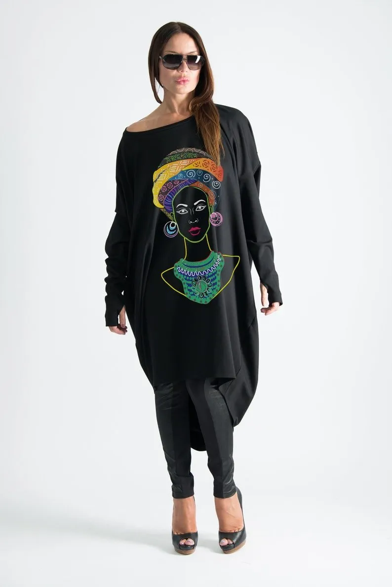African Woman Printed Tunic MONIKA