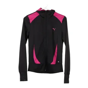 Age 10 Puma Track Jacket - Small Black Polyester