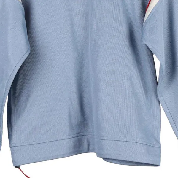 Age 11-12 Diadora Track Jacket - Large Blue Polyester