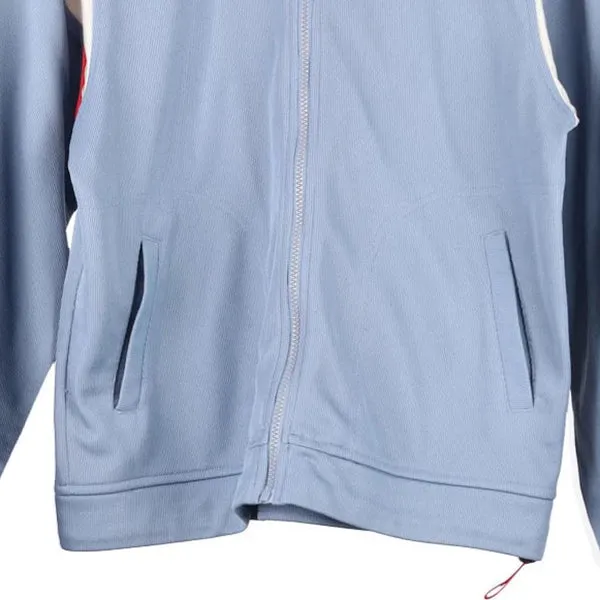 Age 11-12 Diadora Track Jacket - Large Blue Polyester