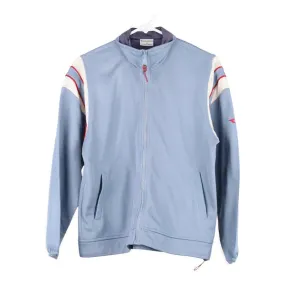 Age 11-12 Diadora Track Jacket - Large Blue Polyester