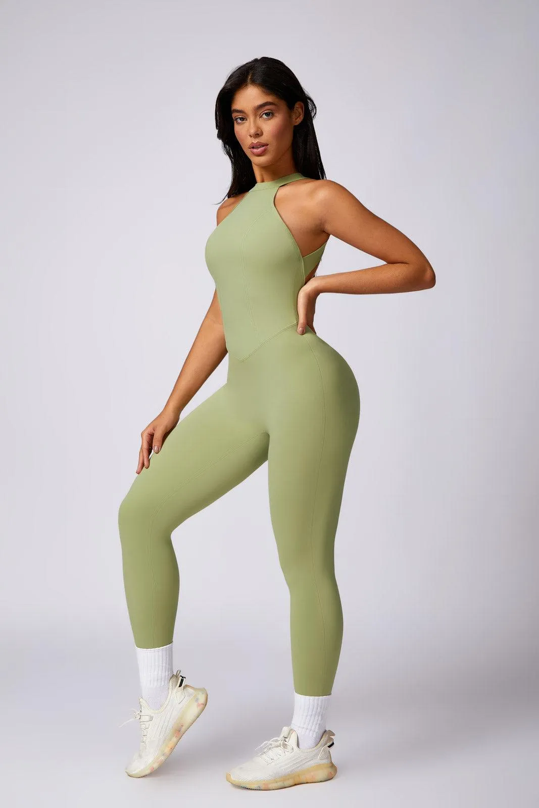 Aiden Jumpsuit - Pistachio (FINAL SALE)