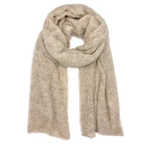 Almond Ultra Plush Alpaca Scarf | CozyCouture®