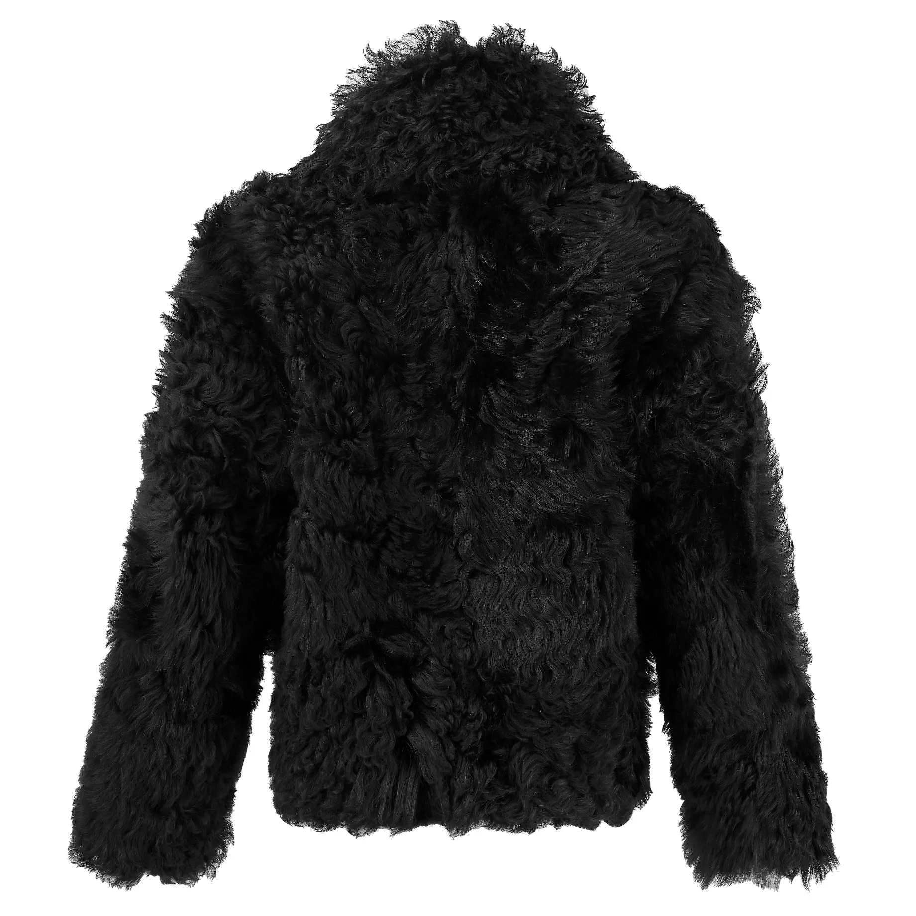 Anthea Reversible Shearling Jacket - Jet Black