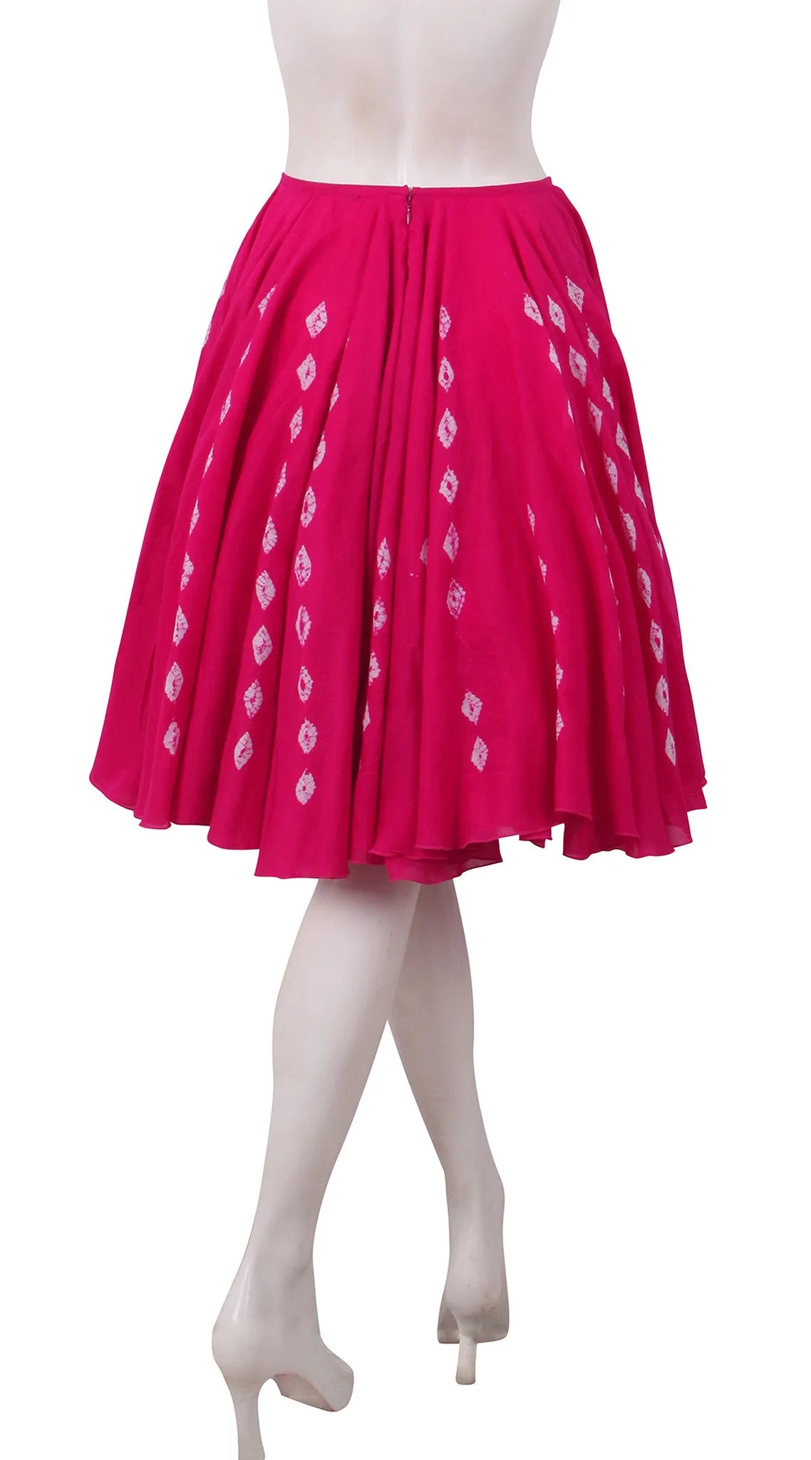 Aster Skirt Cotton Musola (Diamond Shibori)