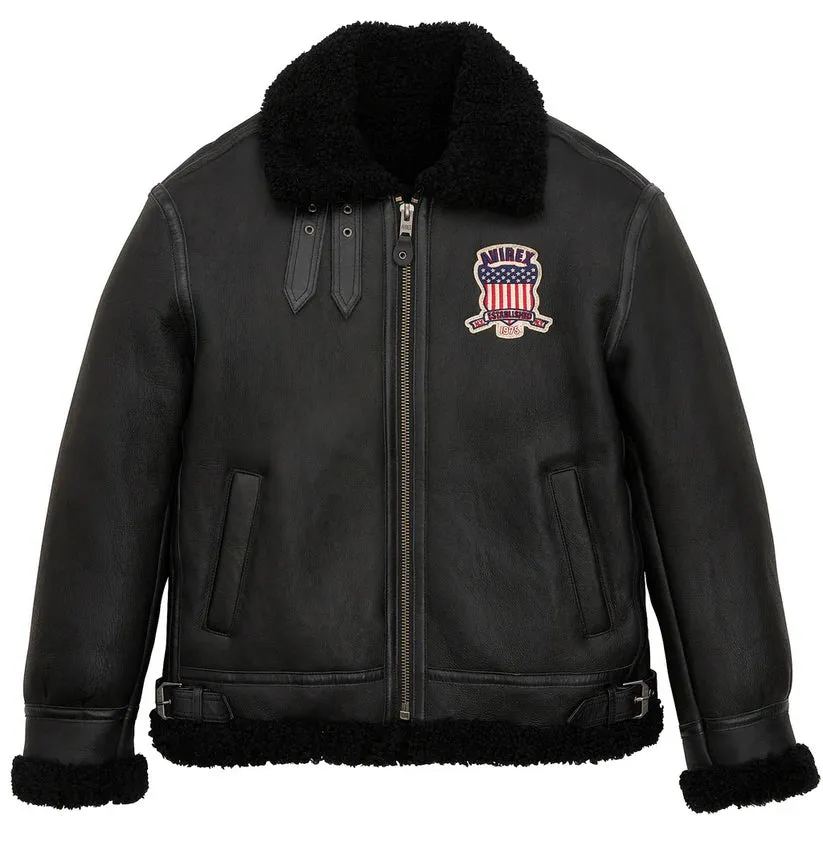 Avirex B3 Black Bomber Jacket