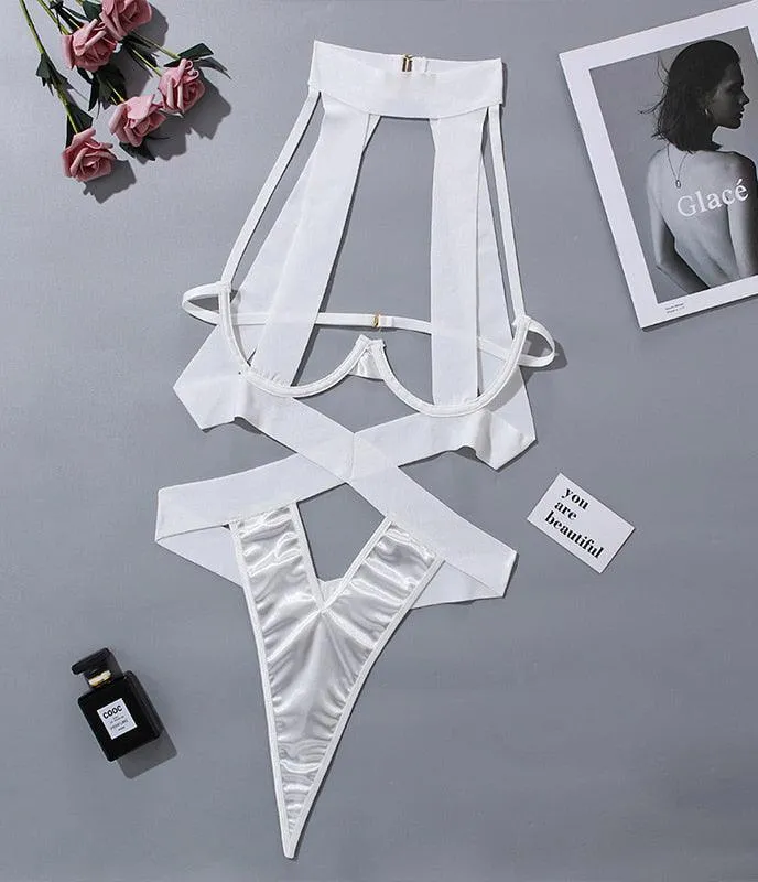Bandage Lingerie Bodysuit