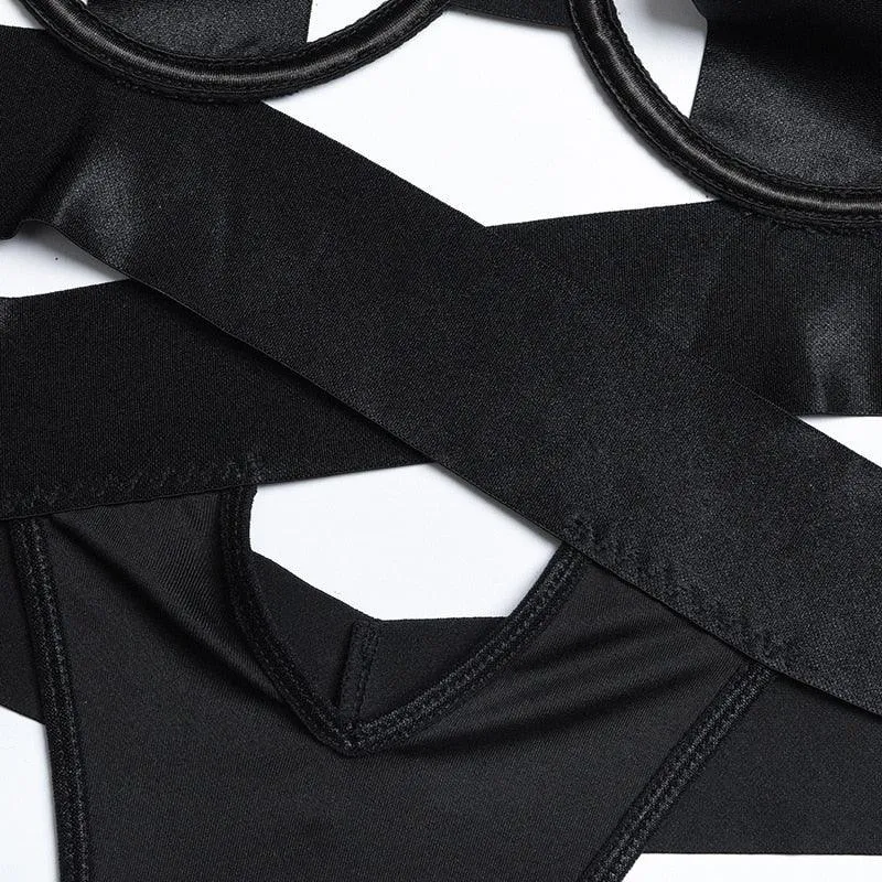 Bandage Lingerie Bodysuit