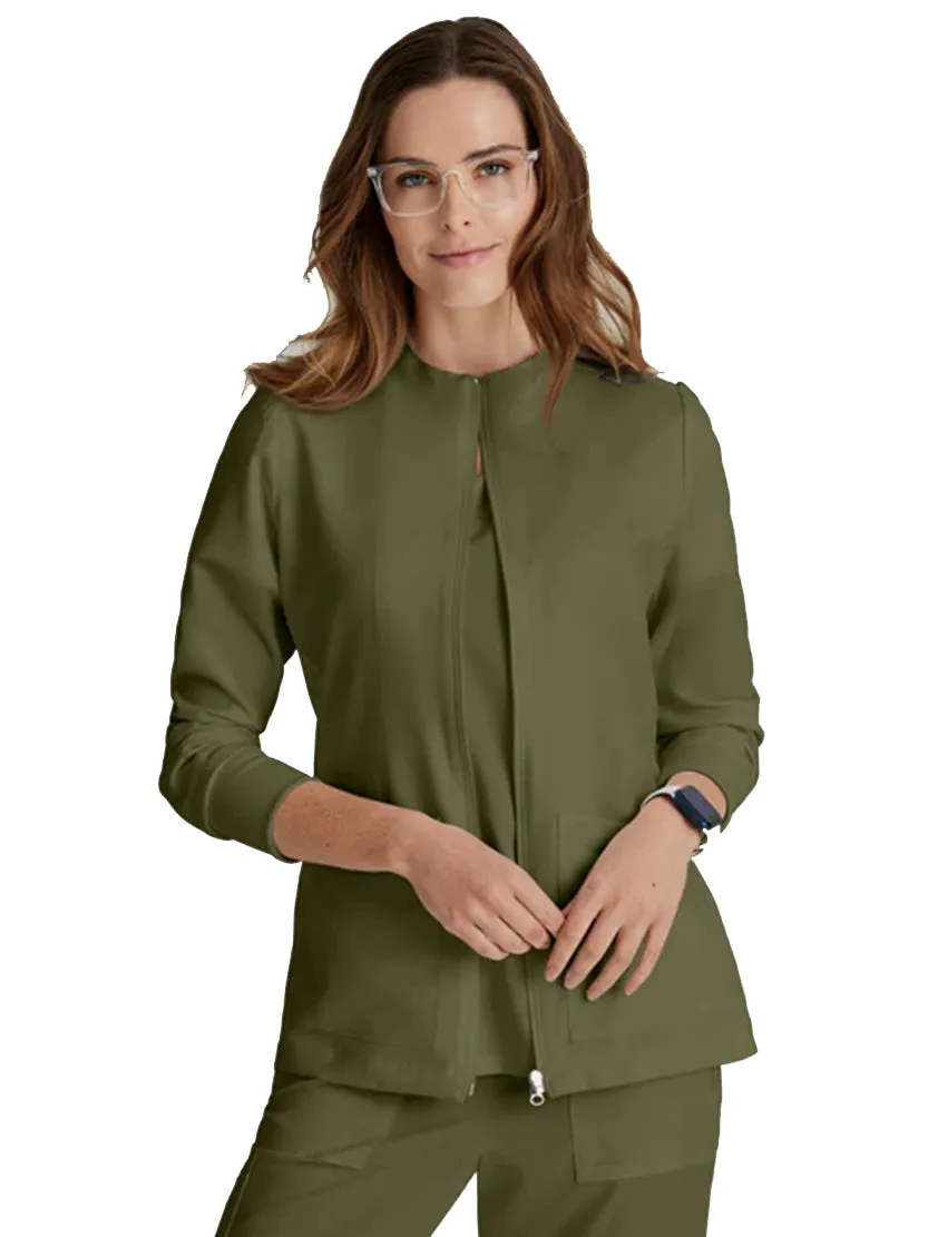 Barco Unify™ by Barco Team 3-Pocket Funnel Collar Warm Up Jacket