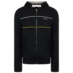 Ben Sherman Logo Mens Black Track Jacket