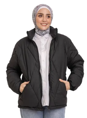 Black Puffer Jacket 10