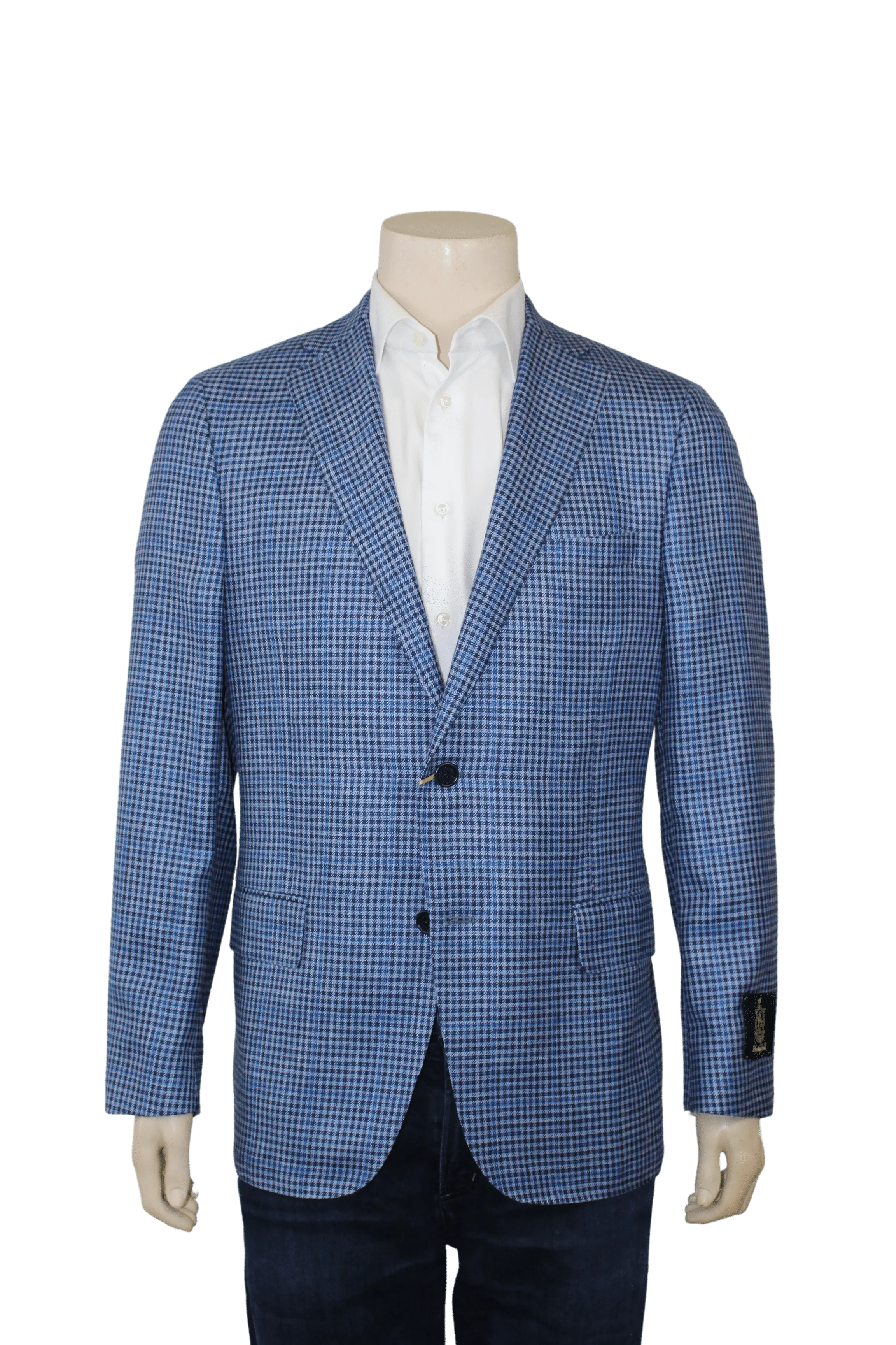 Blue & Navy Check Sport Coat