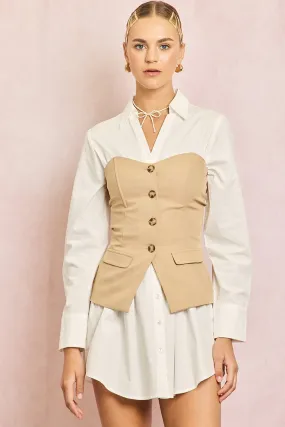 Botton Front Tube Top