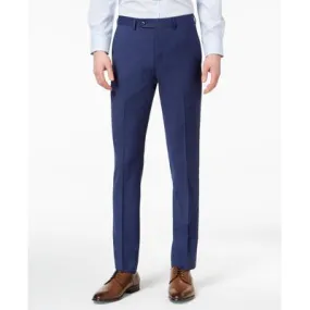 Calvin Klein Mens Skinny fit Dress Pants 40 / 32 Blue Solid Stretch