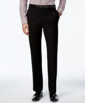 Calvin Klein Mens Slim fit Dress Pants 32 / 30 Black Solid