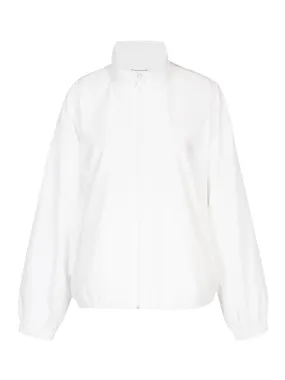 Coaches Track Jacket In Nylon (White)