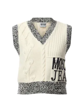 Cotton Nylon Knitted Vest Top