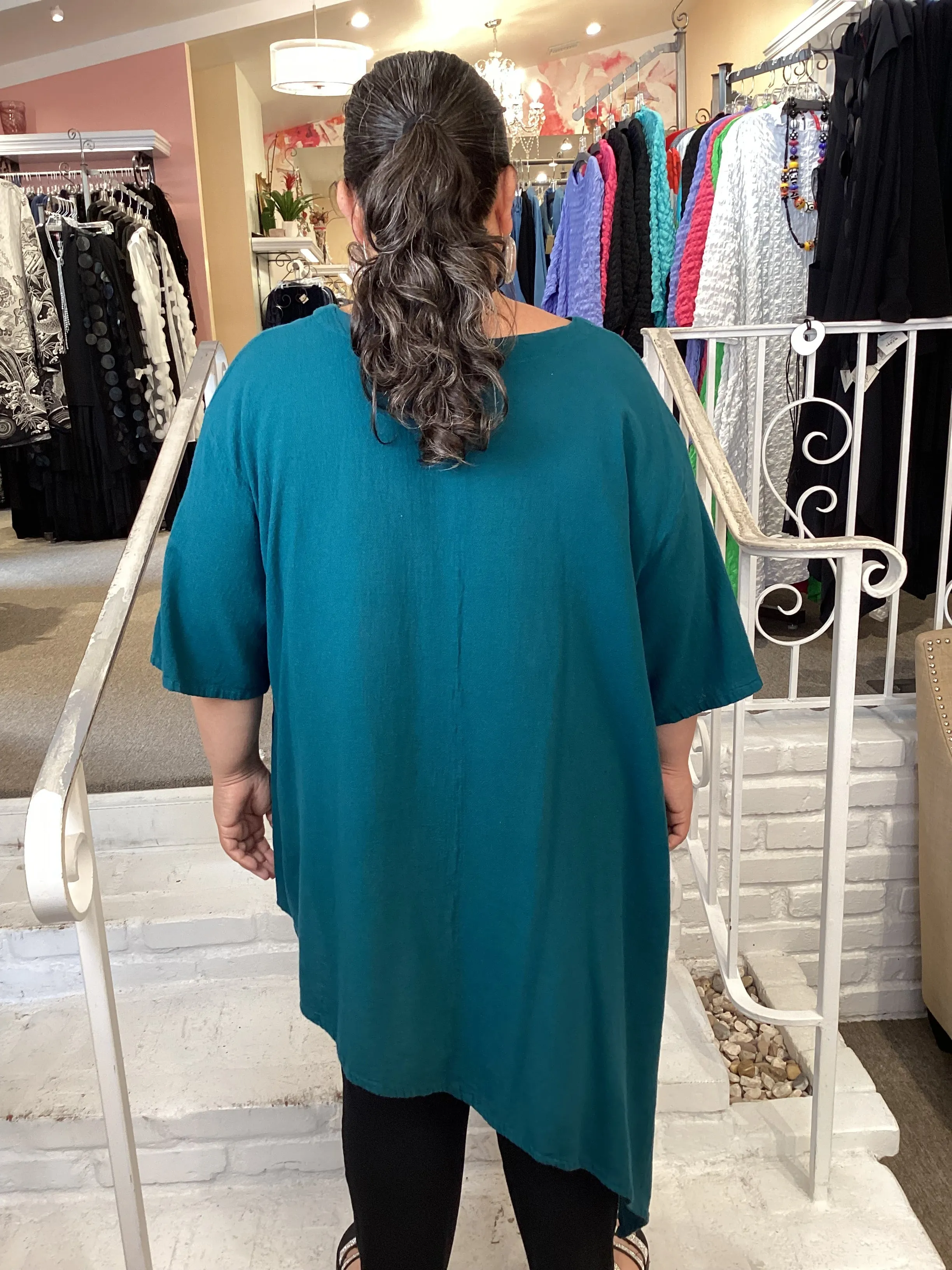 DRAMA TUNIC - PINE