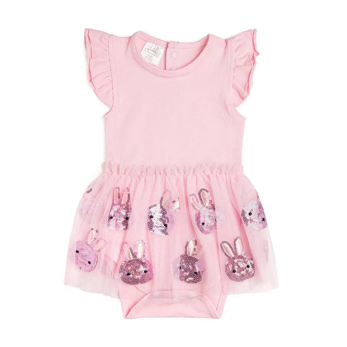 Easter Bunny Short Sleeve Tutu Bodysuit