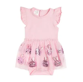 Easter Bunny Short Sleeve Tutu Bodysuit