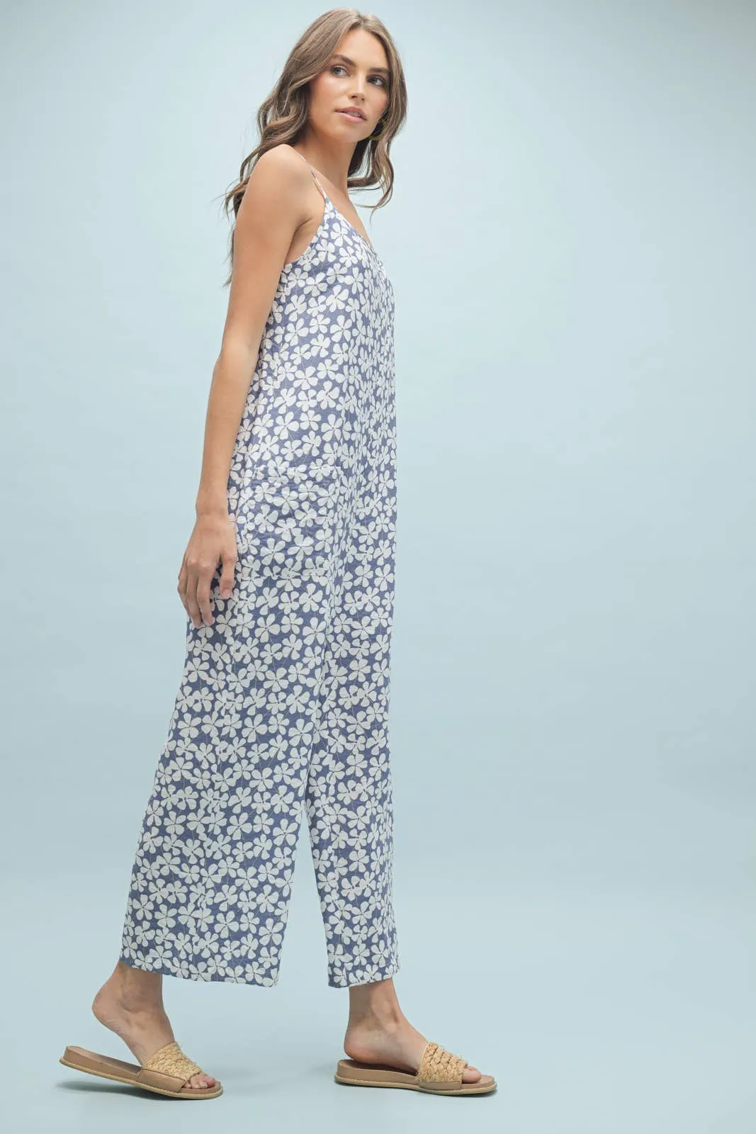 FLORAL CAMI JUMPSUIT
