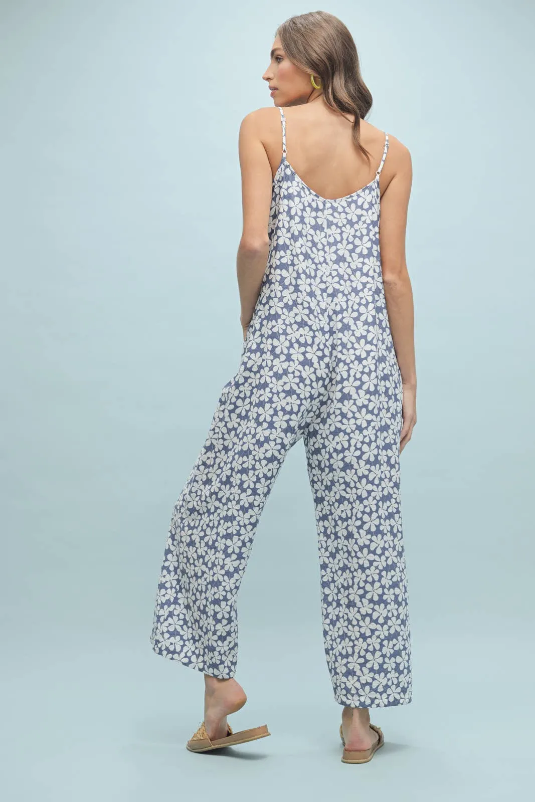 FLORAL CAMI JUMPSUIT