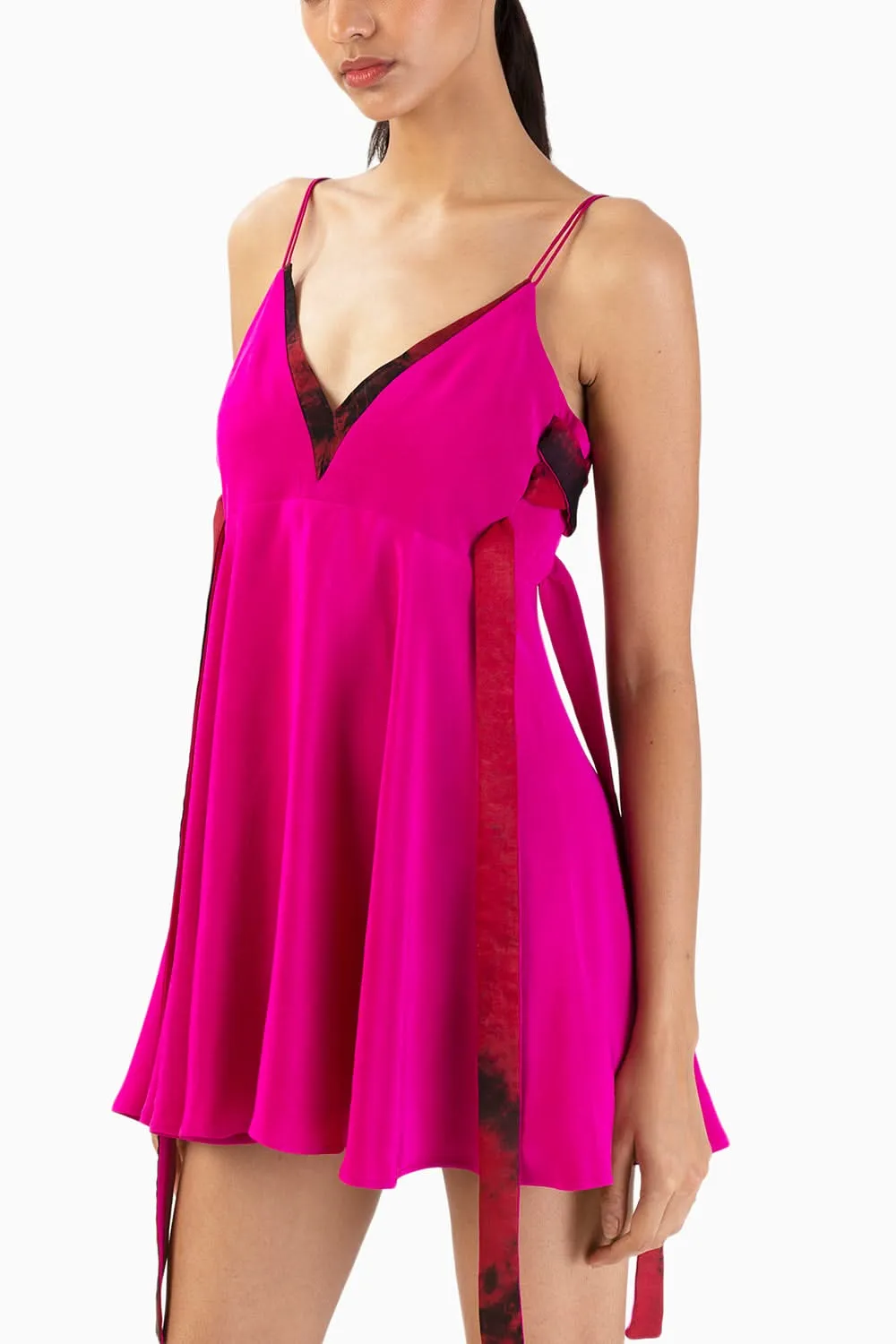 Fuchsia Dusk Mini Dress