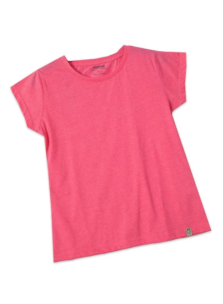 Fuchsia Pink B-Short-Sleeve