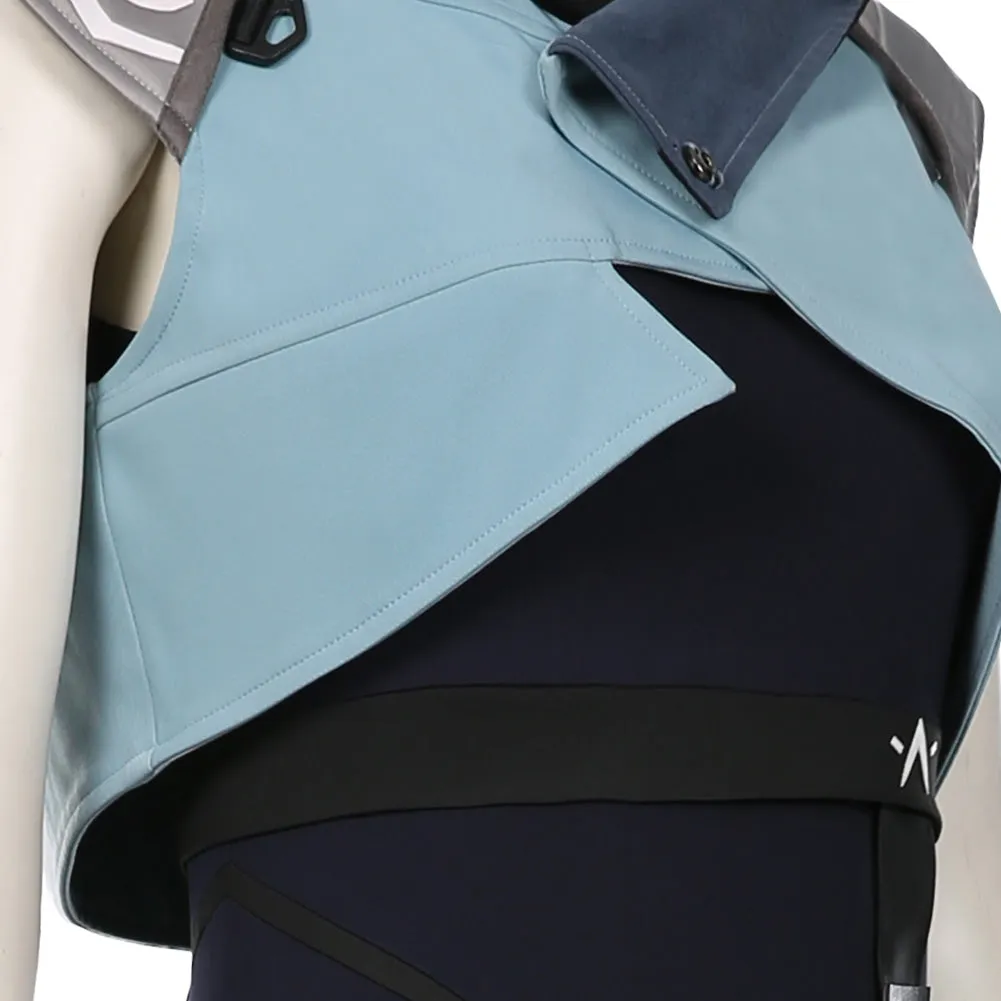 Game Valorant Jett Cosplay Costume Halloween Jumpsuit Outfits