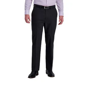 Haggar Mens Classic fit Dress Pants 34 / 32 Grey Stretch
