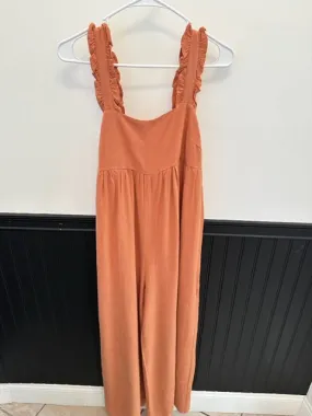 Hailey Jumpsuit- Muted Orange