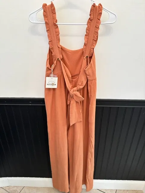 Hailey Jumpsuit- Muted Orange