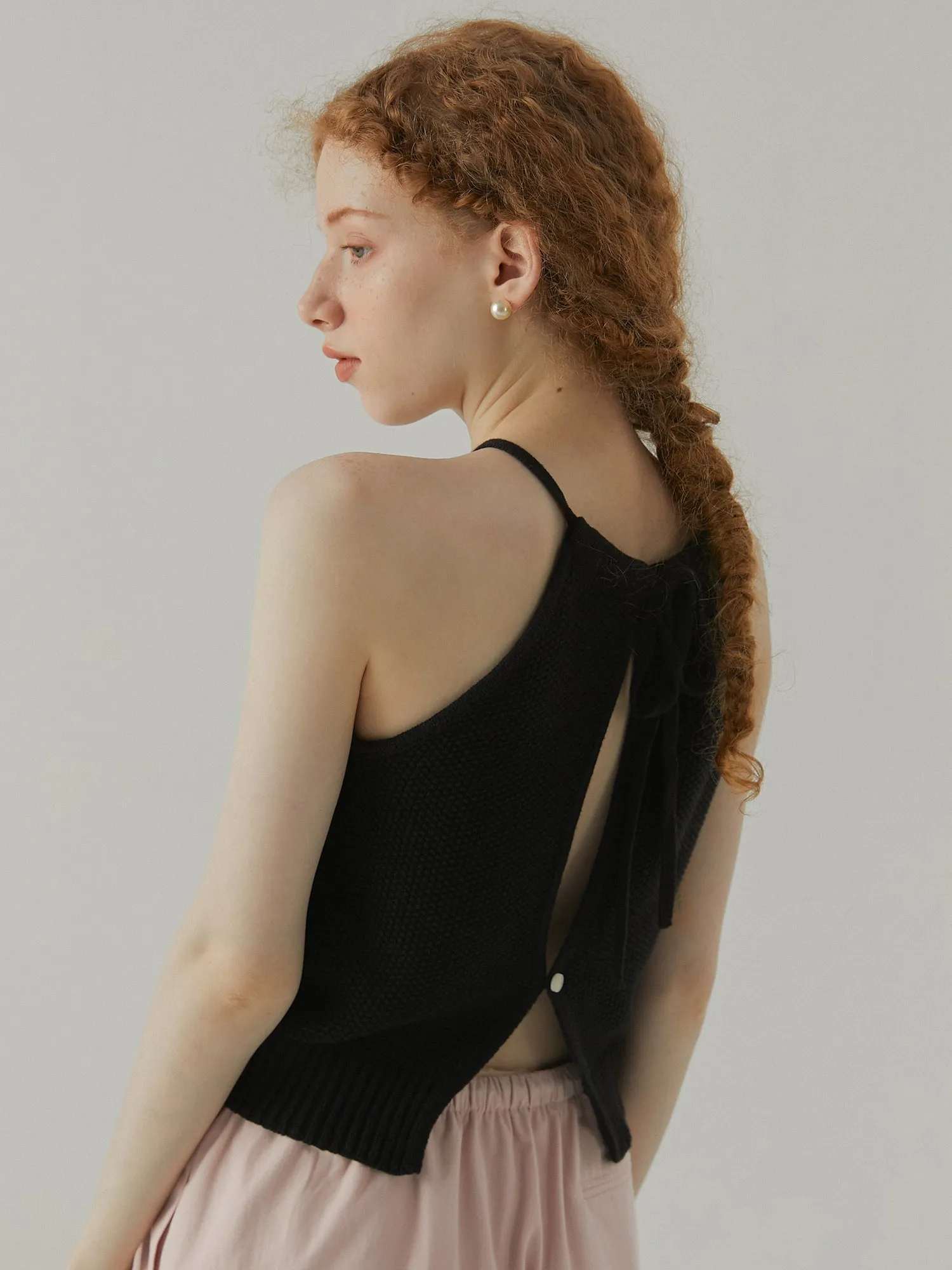 Halter Knit Vest