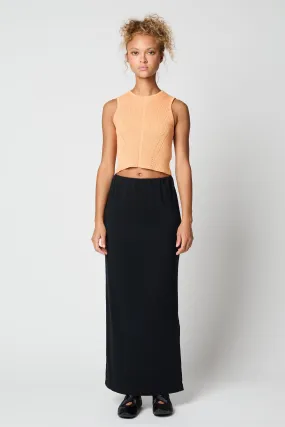 JERSEY RIB SKIRT