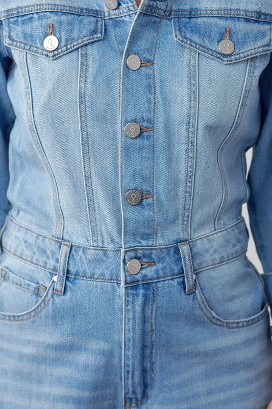 Kara Denim Jumpsuit