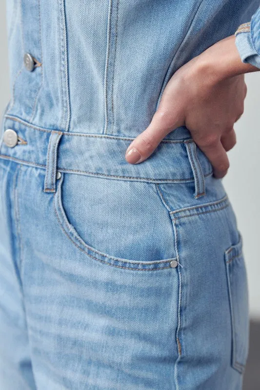Kara Denim Jumpsuit