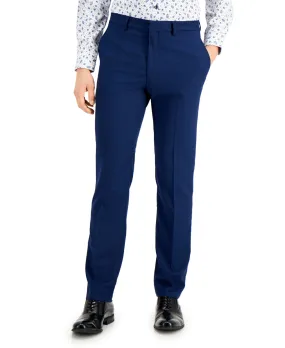Kenneth Cole Reaction Mens Slim fit Dress Pants 38 / 30 Blue Solid