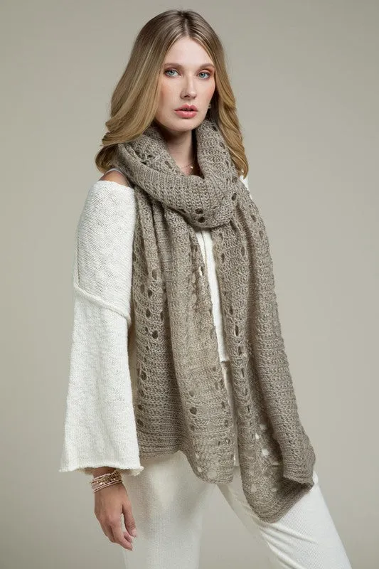 Knit Oblong Scarf