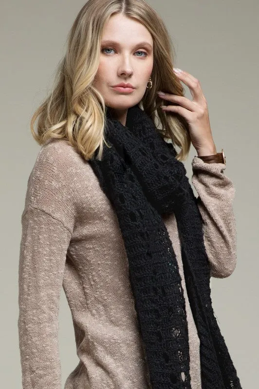 Knit Oblong Scarf