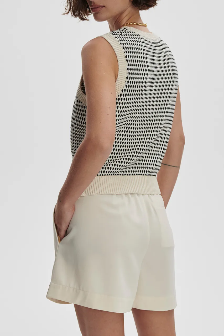 Knowles Textured Knit Vest