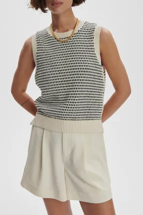 Knowles Textured Knit Vest