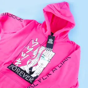 Listen Flavor Pink Usotsuki Forever Hoodie