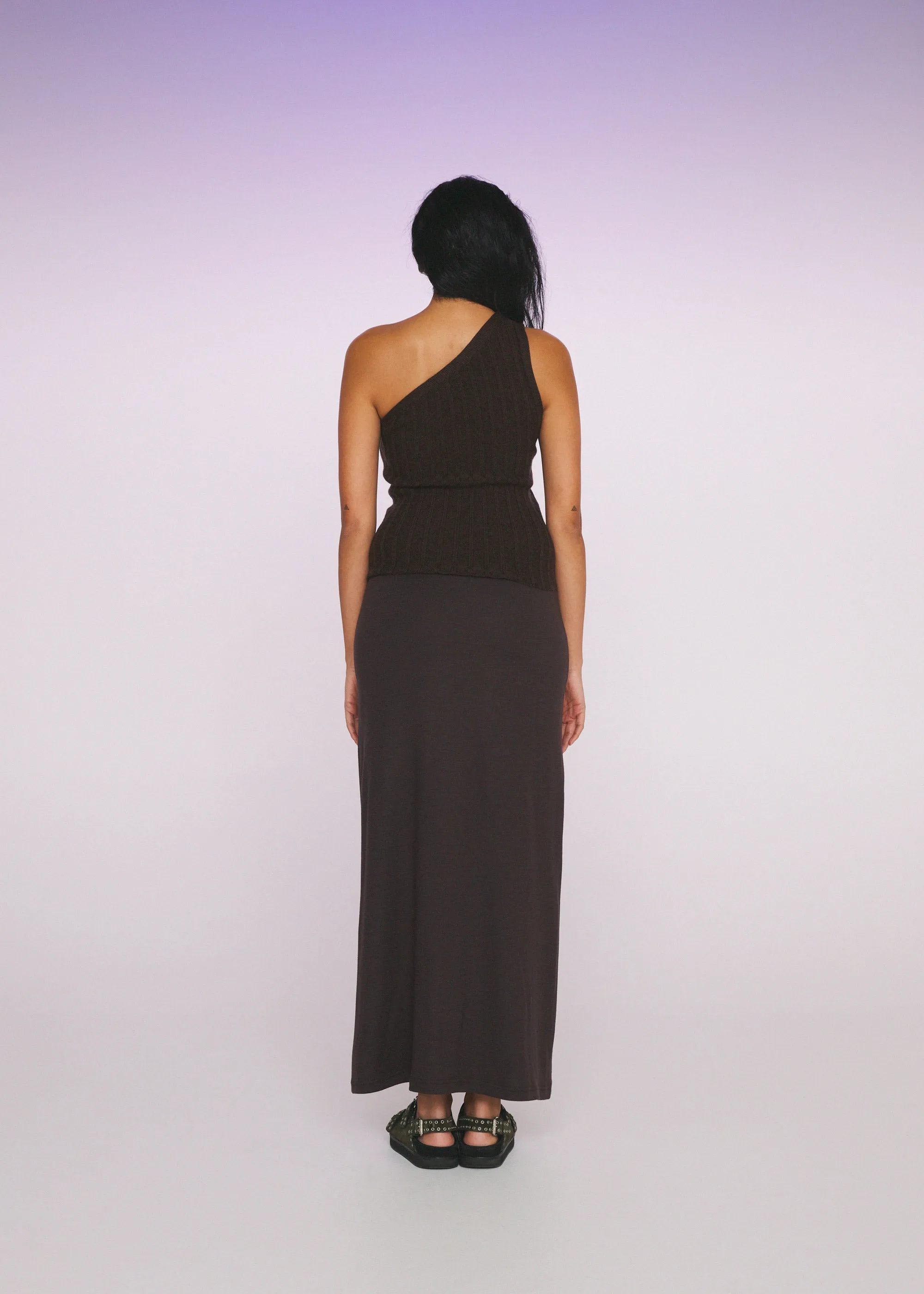 Loop Merino Skirt ~ Earth