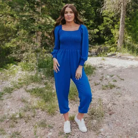 Luna Jumpsuit (Cobalt)
