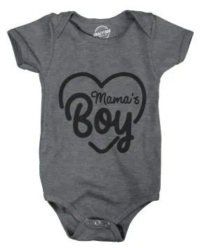 Mama's Boy Baby Bodysuit