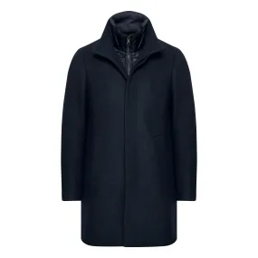 Matinique Harvey Wool Coat Navy