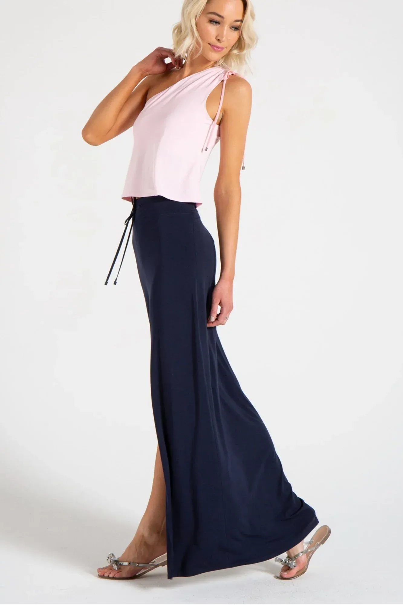 MIAMI MAXI SKIRT (NAVY)