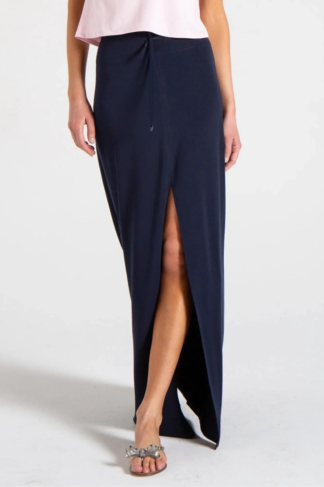 MIAMI MAXI SKIRT (NAVY)
